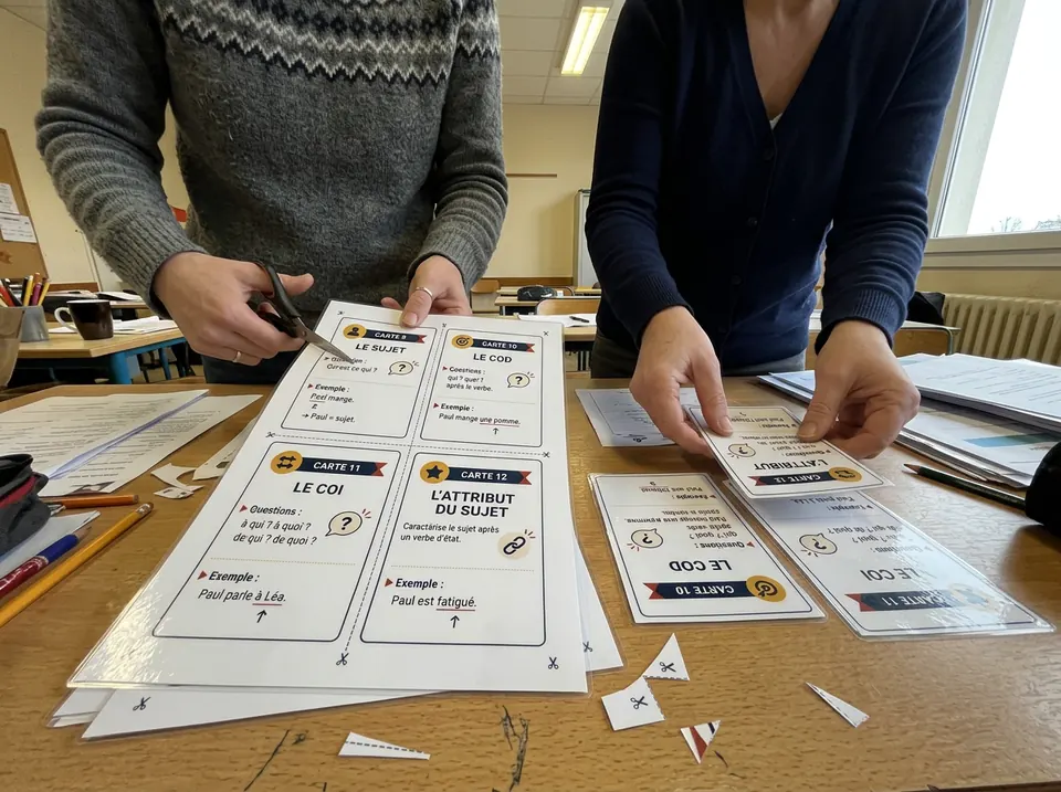 La ressource de grammaire utilisée en situation pédagogique — vue 4