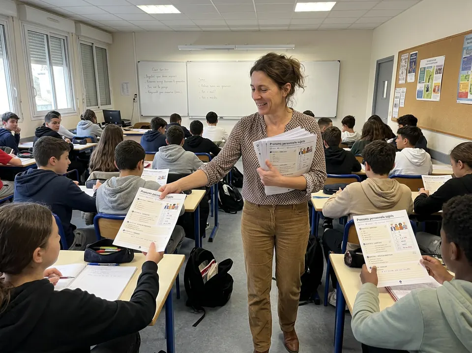 La ressource de grammaire utilisée en situation pédagogique — vue 5